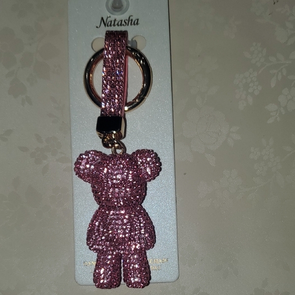 Natasha Couture Pink Bear Key Holder - Picture 4 of 6